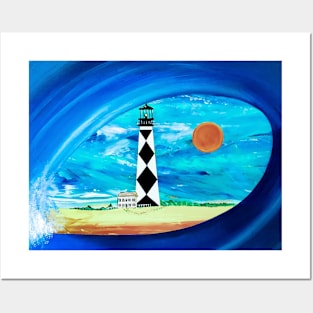 Cape Lookout Lighthouse Posters and Art